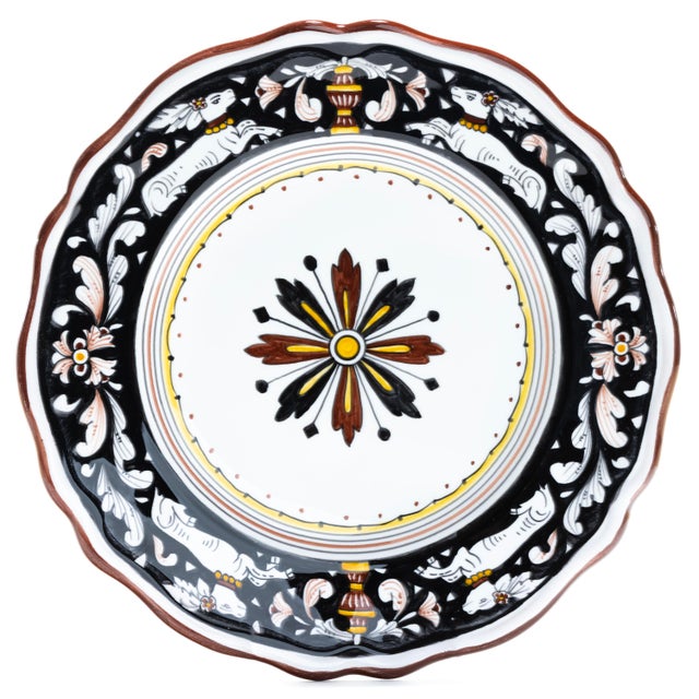 Ceramic Siena Salad Plate, Full Design For Sale - Image 7 of 7