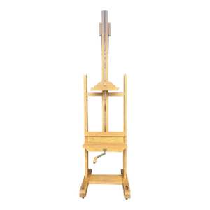 Solid Oak English Easel Restoration Hardware for Television