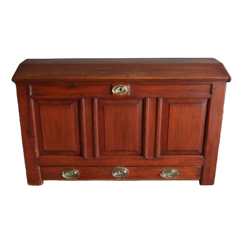 Fruit Tree Wooden Blanket Chest For Sale