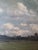 Small Antique 19th Century Oil Painting Moody Rural Landscape Scene For Sale In Los Angeles - Image 6 of 12