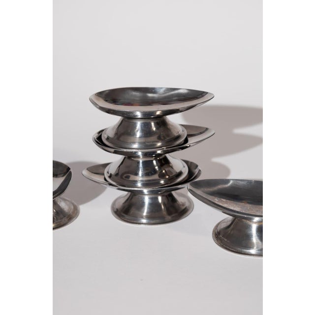 Late 20th Century Vintage French Egg Coupes- Set of 5 For Sale - Image 5 of 9