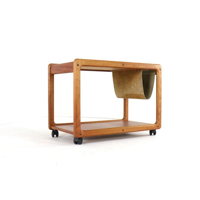 Factory Trolley with Literature Holder from Vildbjerg Møbelfabrik, 1960s For Sale - Image 3 of 10