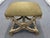 French Empire Style Carved X-Form Footstool For Sale In Naples, FL - Image 6 of 12