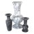 Collection of 3 Vintage Grey Marble Vases For Sale