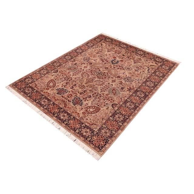 Designed with mesmerizing intricacy and gorgeous color palette, this hand-knotted masterpiece demonstrates the beauty and...