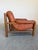 Mid Century Brazilian Sergio Rodriguez Style Cognac Leather Lounge Chair For Sale - Image 9 of 12