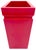 Plastic Hollywood Regency Coral/Pink Lucite Trashcan/Wastepaper Basket, Circa 1980s For Sale - Image 7 of 9