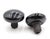 Vintage Classic Black Ceramic & Cast Iron Door Knob Set For Sale - Image 6 of 6