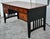 Vintage Ethan Allen Transitional Style Black & Cherry Four Drawer Desk For Sale In Philadelphia - Image 6 of 13