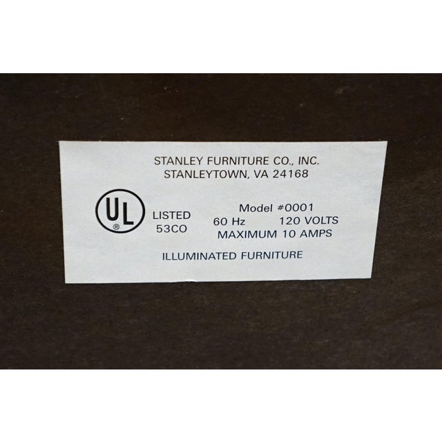 Late 20th Century Stanley Furniture Solid Cherry Italian Inspired Traditional 42" Chiffonier Armoire 339-13-14 For Sale - Image 15 of 15