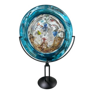Aquarium Disc From Murano, Italy For Sale