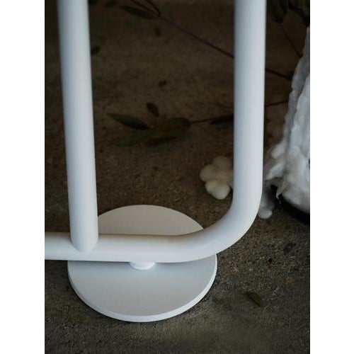 Large White December Snö Table Lamp by Sabina Grubbeson for Konsthantverk For Sale - Image 6 of 7