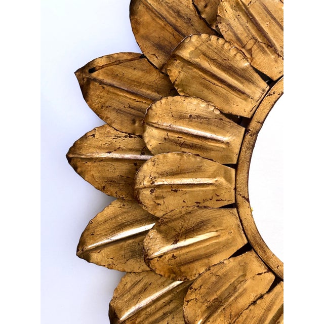 Large Mid-Century Modern Sunflower Backlit Wall Mirror, Germany, 1960s For Sale - Image 15 of 18