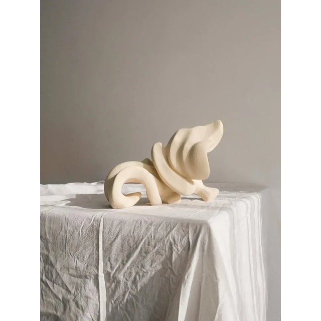 Ceramic Floating Echo Sculpture in Stoneware Clay by Aleksandra Krasnopolska For Sale - Image 11 of 14