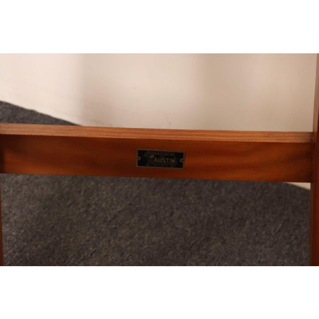 Pair of Vintage Mexican Modern Pine and Woven Palm Bar Stools by Muebles Austin For Sale - Image 16 of 18