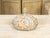 Metal 19th Century Italian Painted and Parcel Gilt Tôle Bed Corona with Foliage Motif and Finial For Sale - Image 7 of 10