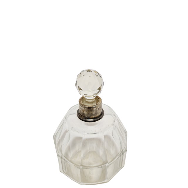 Metal Art Deco Crystal Carafe, Denmark, 1930s For Sale - Image 7 of 12