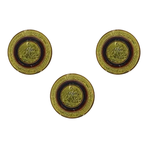 Vintage Bordallo Pinheiro Majolica Plates - Set of Three