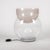 Pink Giova Parabola Rosa Pulegosa Table Lamp by Gae Aulenti for Fontana Arte, 1970s For Sale - Image 8 of 12