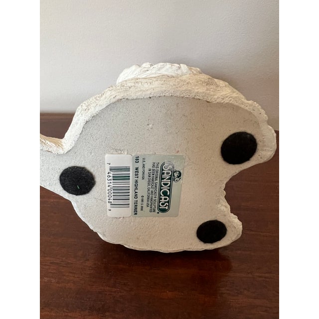 Antique White Vintage West Highland Terrier Sculpture For Sale - Image 8 of 12