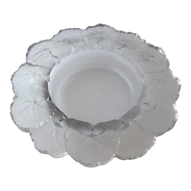 Lalique Crystal 8.5" Large Honfleur Bowl Chairish