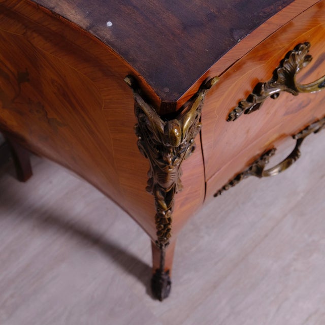 Louis XV Chest of Drawers with Removable Marble Two Drawers For Sale - Image 11 of 18