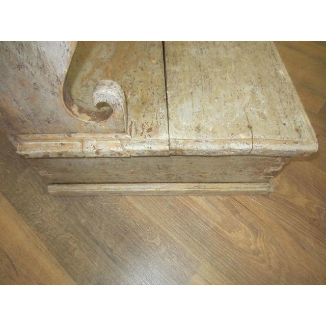 Antique Church Kneeler Pew For Sale - Image 4 of 11