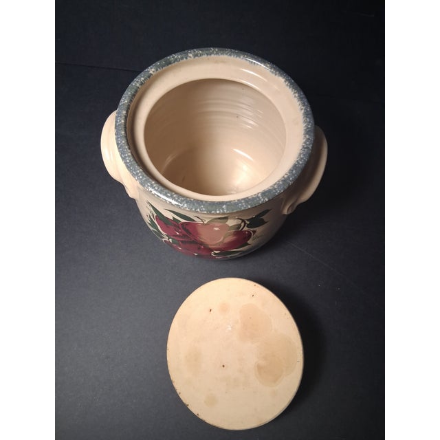 2000 - 2009 Home & Garden Party Stoneware Cookie Jar / Bean Pot For Sale - Image 5 of 10