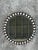 Vintage Moroccan Round Inlaid Wood Wall Mirror For Sale - Image 9 of 12