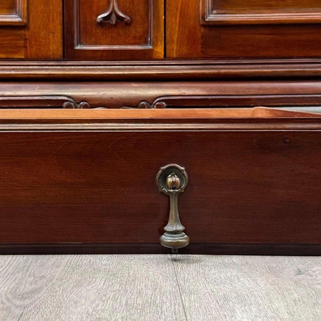 Antique Early 20th Century Arts and Crafts Mahogany Sideboard For Sale - Image 12 of 13