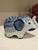 Ceramic Vintage Exotic Blue and White Ceramic Elephant Piggy Bank For Sale - Image 7 of 7