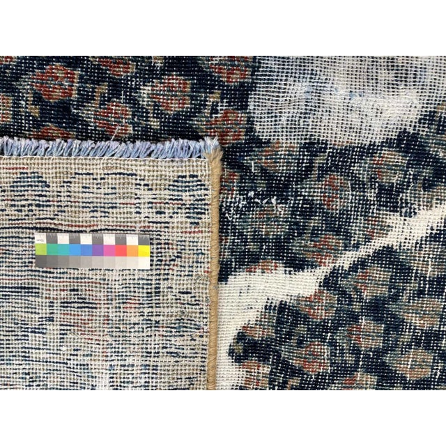 Textile Vintage Hand-Knotted Reworked Middle Eastern Rug For Sale - Image 7 of 8