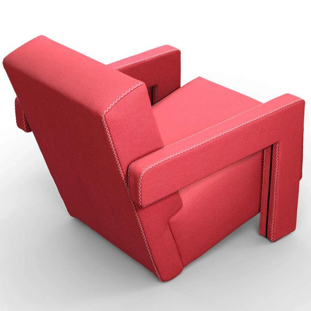 Cassina Set of Utrech Armchair by Gerrit Thomas Rietveld for Cassina For Sale - Image 4 of 13