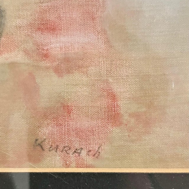 Ivan Kurach, Ukrainian Expressionist Abstract Mixed Media Futurist Painting Ivan Kurach, c. 20th century For Sale - Image 4 of 7