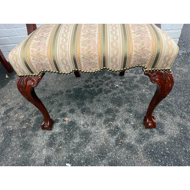 Early 20th Century Chippendale Style Mahagany Dining Chairs For Sale - Image 14 of 18