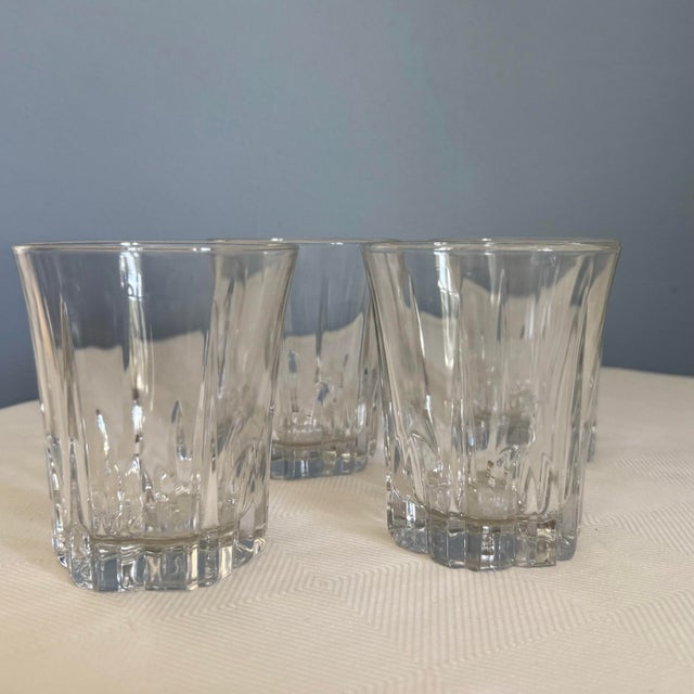 This set of four Luminarc whiskey, or lowball glasses, has substantial weight and is in great vintage condition. The...