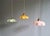 Art Deco Pendant Lights in Colored Opaline Glass, 1930s, Set of 3 For Sale - Image 7 of 17