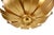 Matthew Izzo Home Leander Leaf Blossom Chandelier in Gold Leaf For Sale In New York - Image 6 of 7