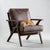 Designed by PureSilhouetteArt Materials: Leather, wood Overall width: 30 inches Overall height: 34 inches Overall depth:...