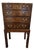 Mahogany Henredon Aston Court Collection Chinoiserie Silverware or Jewelry Chest For Sale