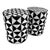 Black Vintage Black & White Yoruba Beaded Stool Table Large For Sale - Image 8 of 8