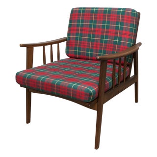 Scandinavian Scottish Collapsible Teak Armchair, 1960s For Sale