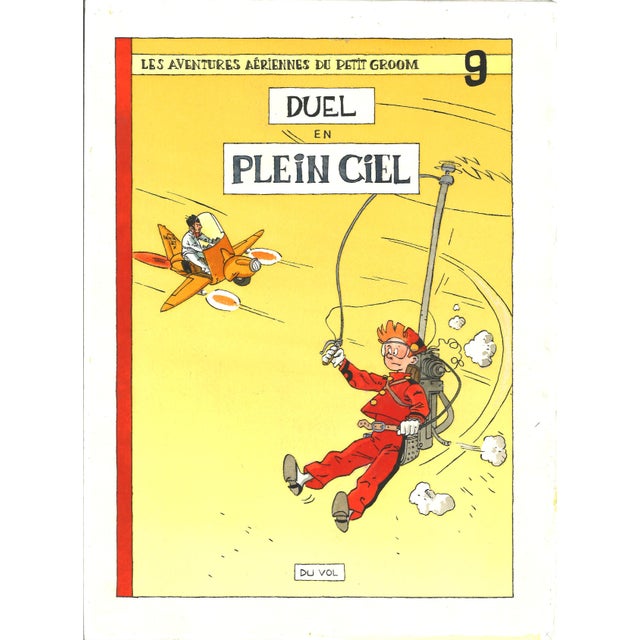 Bruno Marchand (1963) Spirou: Fantasio - A Tribute to Franquin Ink and watercolor illustration Size: 37.5 x 27.5 cm In...