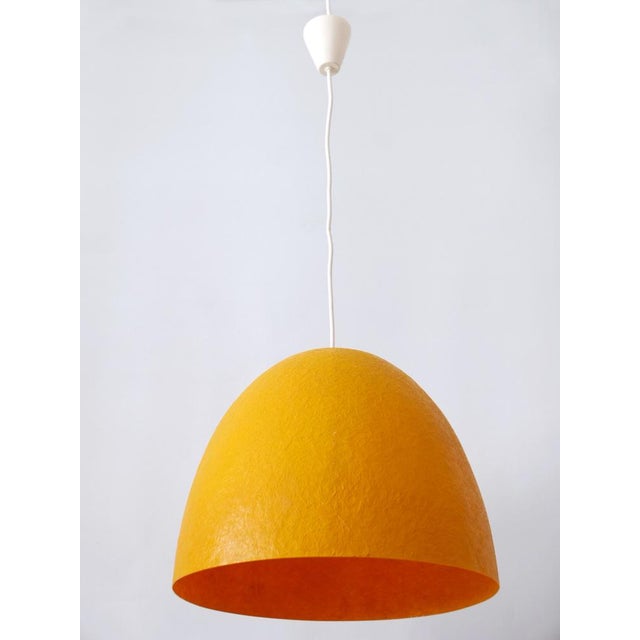 Plastic Mid-Century Modern Fiberglass Pendant Lamp, 1970s For Sale - Image 7 of 18