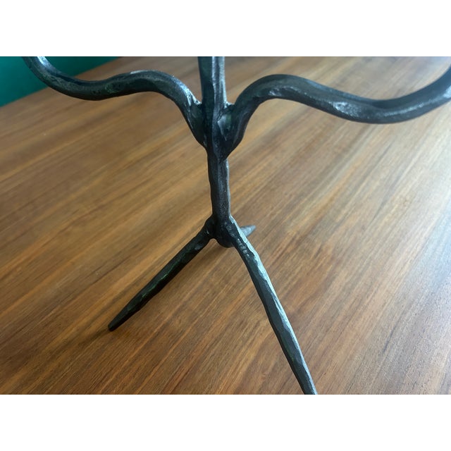 1950s Candlesticks by Jean Touret for Artisans de Lozère, 1950s, Set of 2 For Sale - Image 5 of 9