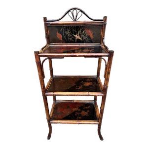 19th Century English Bamboo Bookshelf
