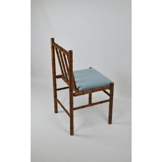 Wooden Chair in Faux Bamboo, France, 1970s For Sale - Image 9 of 16
