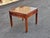 Brown MidCentury Henredon Mahogany Canpaign Single Drawer Side Table With Brass Accents For Sale - Image 8 of 12