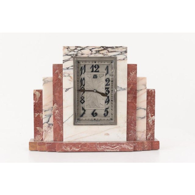 Ato Table Clock by Leon Hatot, France, 1925 For Sale - Image 3 of 17