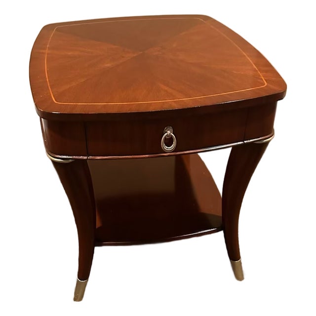 Thomasville Bogart Collection Mahogany End Table -- Excellent Condition For Sale